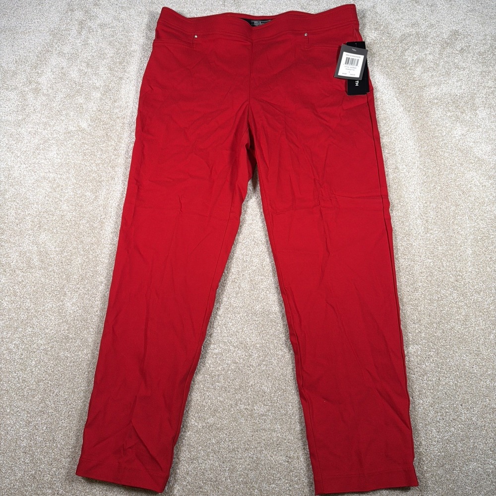 89th And Madison Comfort Waist Tapered Pants Womens Large (FITS 35 X 27.5) NEW
